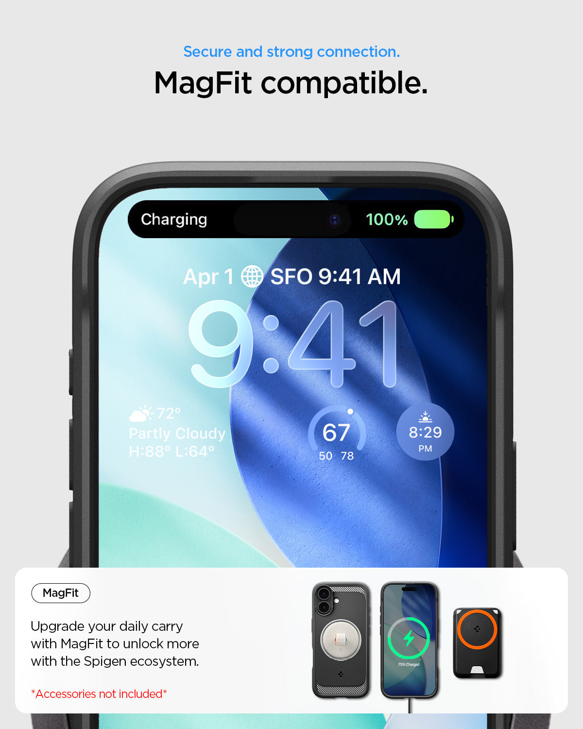 Spigen iPhone 17 Case Rugged Armor (MagFit) view 6