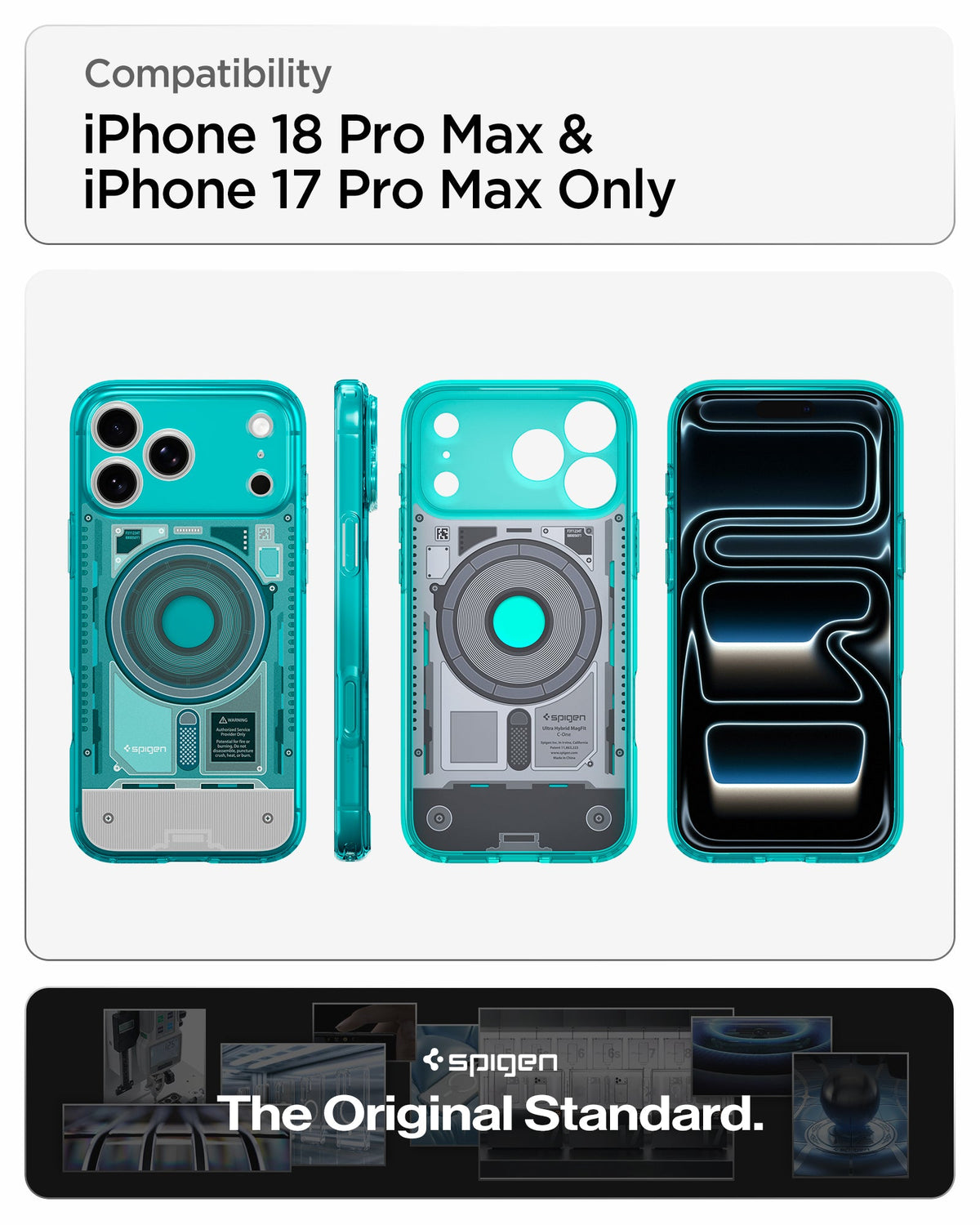 Spigen iPhone 18 Pro Max Ultra Hybrid C-One (Mag Fit) - C-One Bondi Blue - image 14