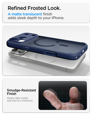 Spigen iPhone 18 Pro Ultra Hybrid Matte (Mag Fit) - Frost Deep Blue - image 12