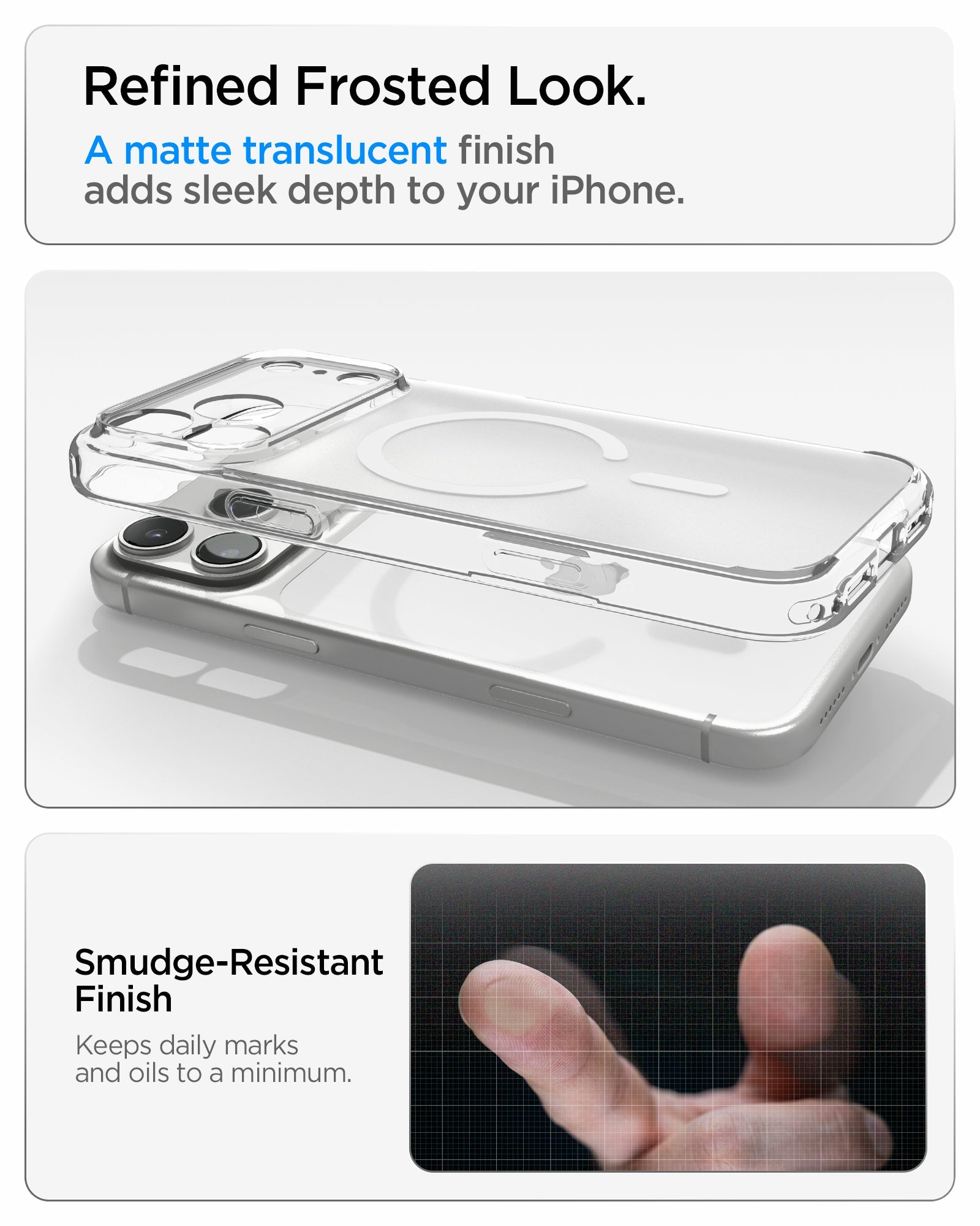 Spigen iPhone 18 Pro Ultra Hybrid Matte (Mag Fit) - Frost White - image 10