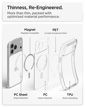 Spigen iPhone 18 Pro Ultra Hybrid Matte (Mag Fit) - Frost White - image 11