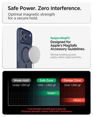 Spigen iPhone 18 Pro Ultra Hybrid Matte (Mag Fit) - Frost Deep Blue - image 7