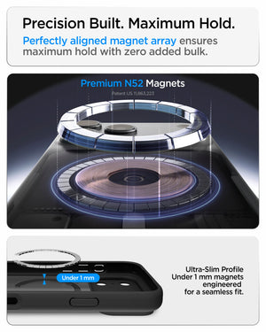 Spigen iPhone 18 Pro Ultra Hybrid Matte (Mag Fit) - Frost Black - image 6
