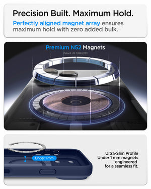 Spigen iPhone 18 Pro Ultra Hybrid Matte (Mag Fit) - Frost Deep Blue - image 8