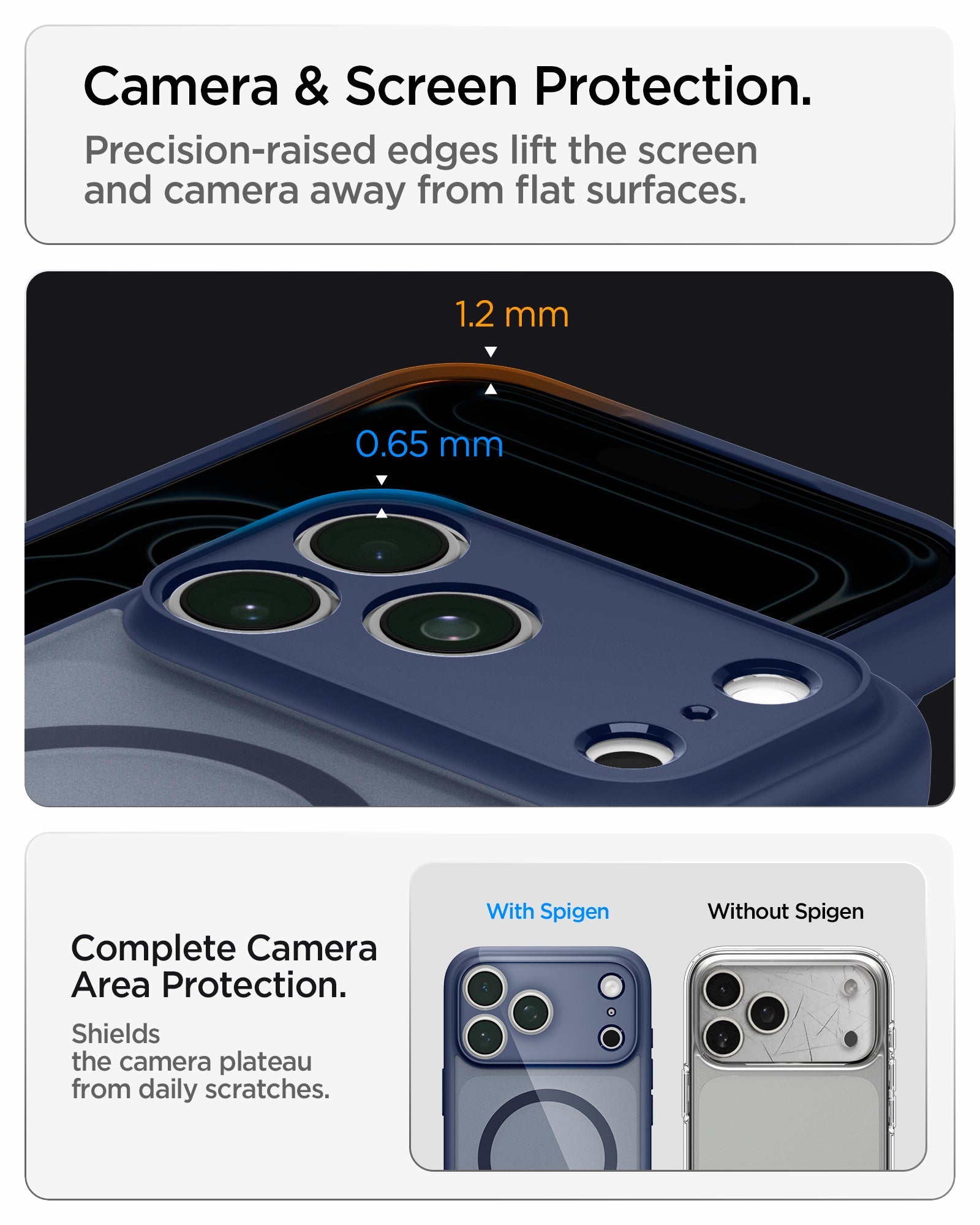 Spigen iPhone 18 Pro Ultra Hybrid Matte (Mag Fit) - Frost Deep Blue - image 10
