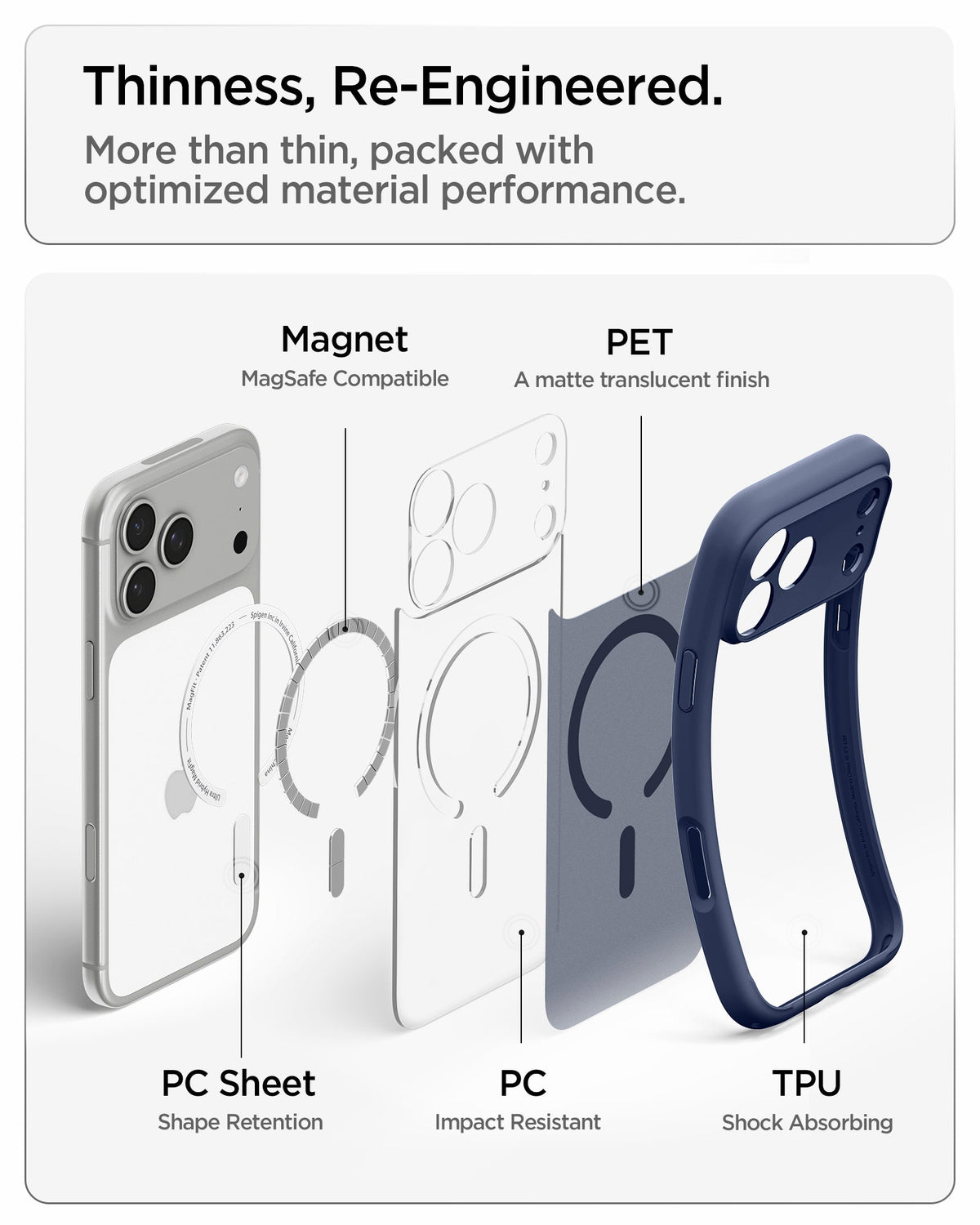 Spigen iPhone 18 Pro Max Ultra Hybrid Matte (Mag Fit) - Frost Deep Blue - image 13