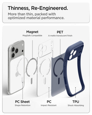 Spigen iPhone 18 Pro Max Ultra Hybrid Matte (Mag Fit) - Frost Deep Blue - image 13