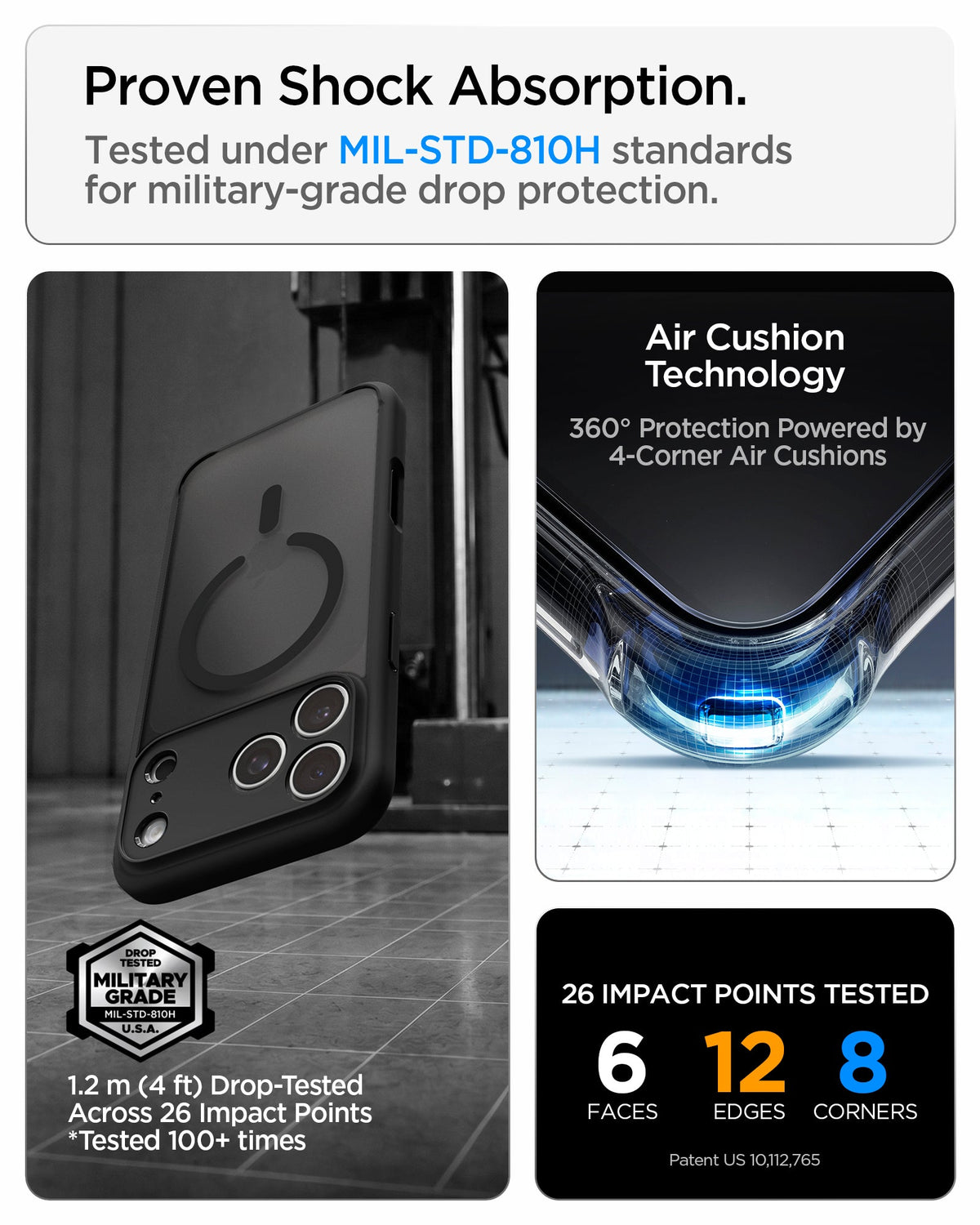 Spigen iPhone 18 Pro Max Ultra Hybrid Matte (Mag Fit) - Frost Black - image 7