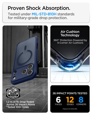 Spigen iPhone 18 Pro Max Ultra Hybrid Matte (Mag Fit) - Frost Deep Blue - image 9