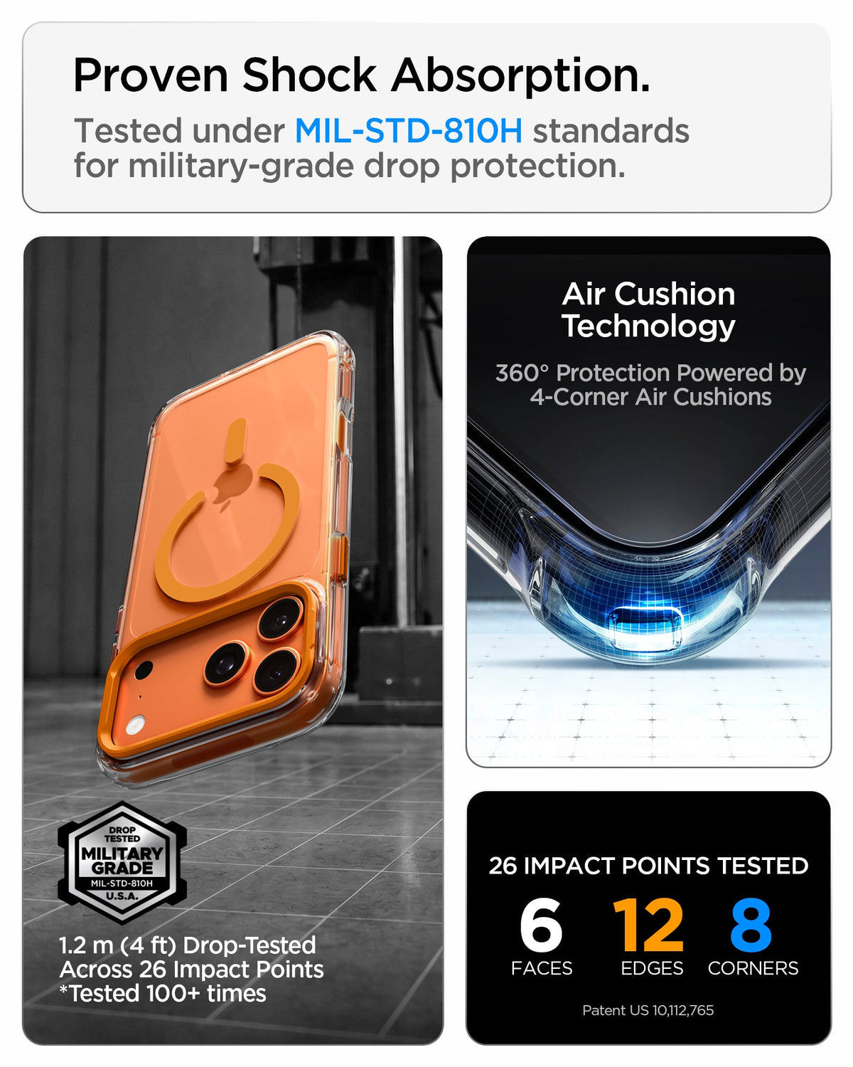 Spigen iPhone 18 Pro Max Ultra Hybrid Optik S (Mag Fit) - Clear Orange - image 10