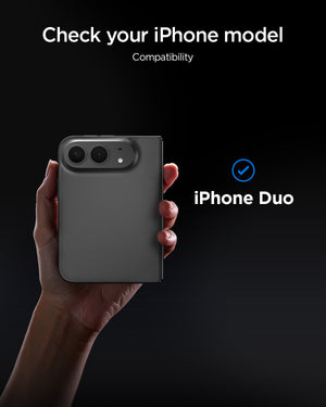 Spigen iPhone Duo Glas.tR EZ Fit Pro — current iPhone Duo compatibility guide