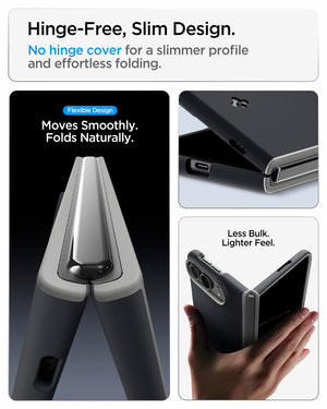 iPhone Duo Nano Pop (Mag Fit) in Black Sesame showing a hinge-free design with flexible folding and a slim lightweight profile