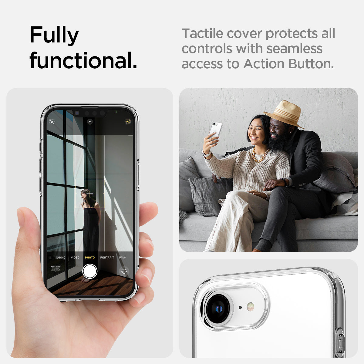Spigen iPhone 17e / 16e Case Liquid Crystal MagFit view 14