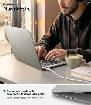 Spigen MacBook Air 13-inch M5/M4/M3/M2 Case - Urban Fit - Heather Gray - ACS10974 14