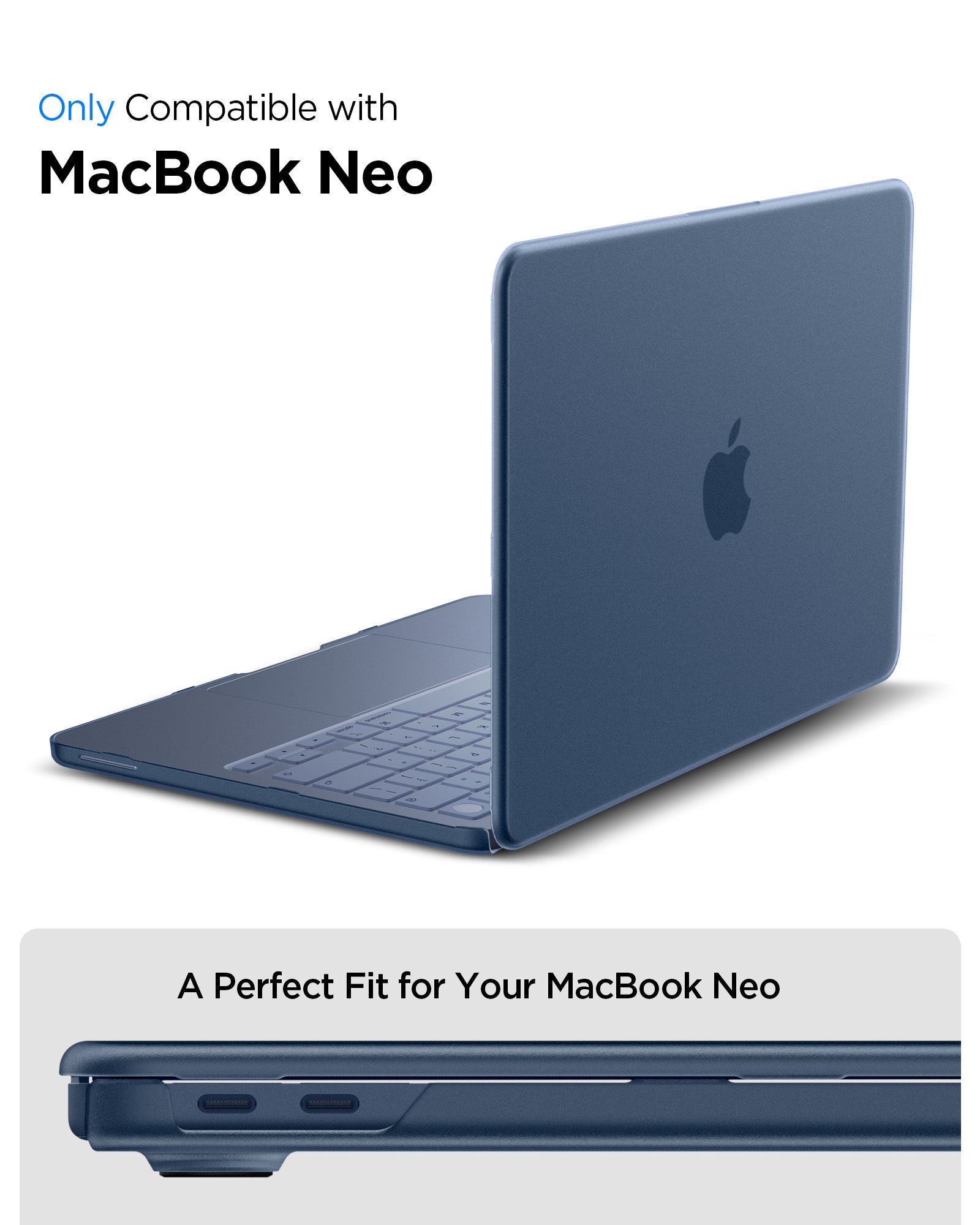 Spigen Air Skin Frost Indigo A3404 compatibility guide for MacBook Neo 13-inch