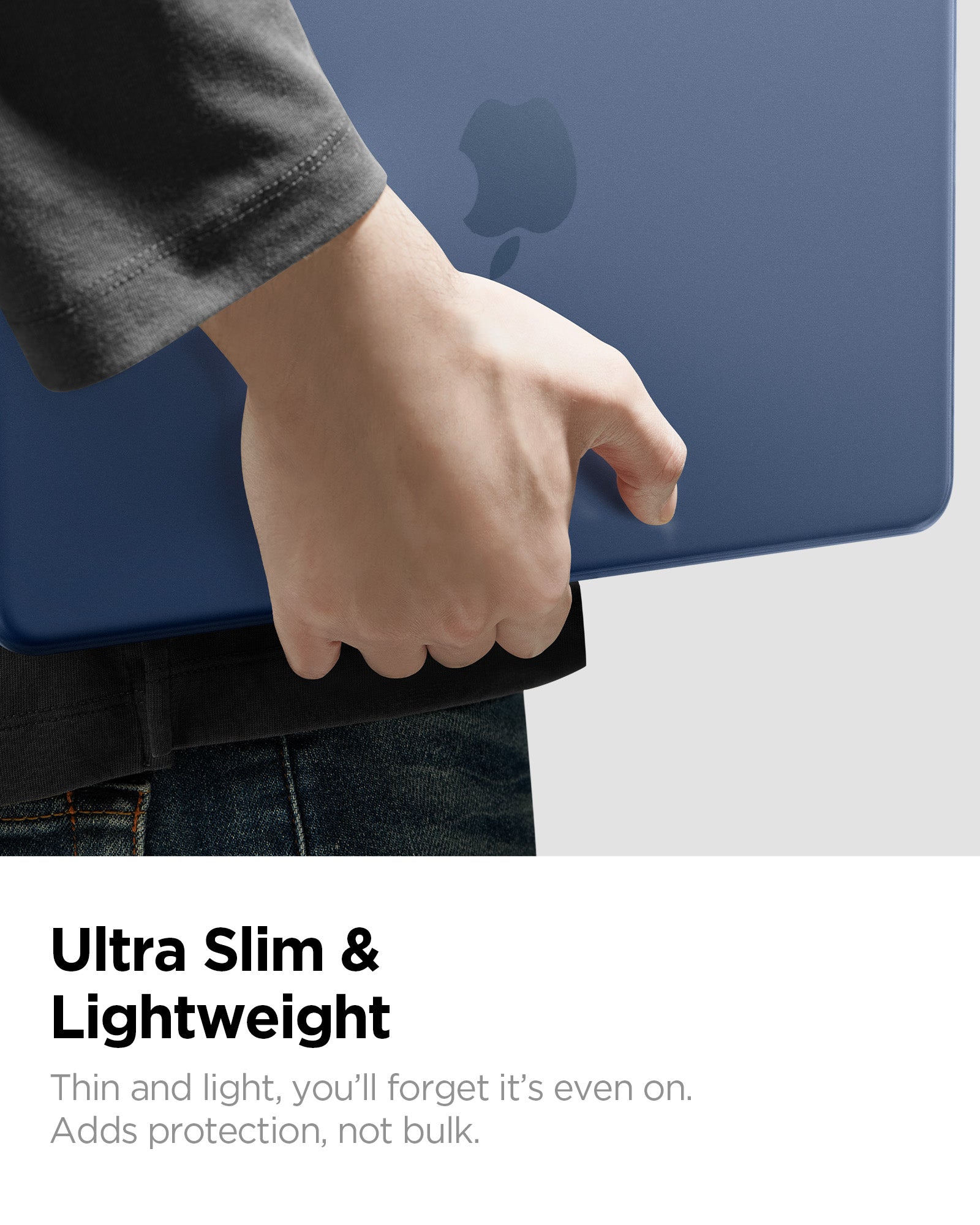 Spigen Air Skin Frost Indigo slim lightweight construction for MacBook Neo 13-inch