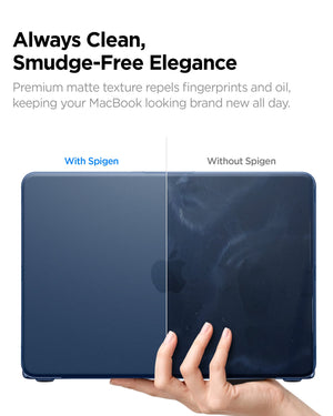 Spigen Air Skin Frost Indigo matte smudge-resistant finish for MacBook Neo 13-inch