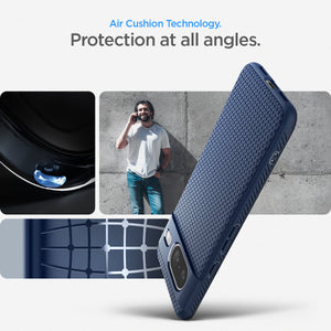 ACS06275 - Pixel 8 Case Liquid Air in navy blue aircushion technology. protection at all angles.