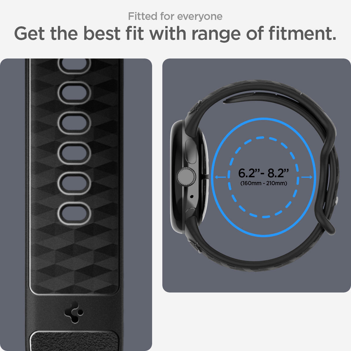 Spigen Google Pixel Watch 5 (45mm) Band – Parallax - Matte Black - official image 10