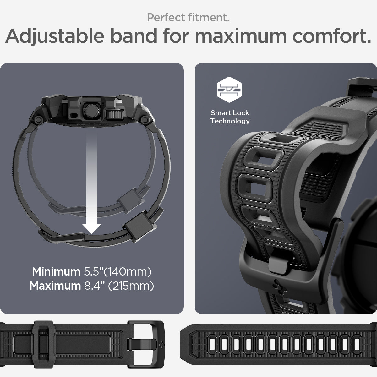 Spigen Pixel Watch 3 (45mm) Case + Case Rugged Armor Pro view 15
