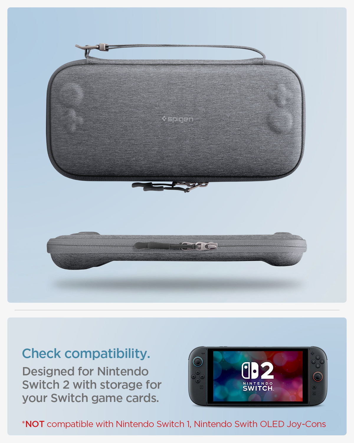 Twelve game-card slots in Spigen Klasden Pouch 2