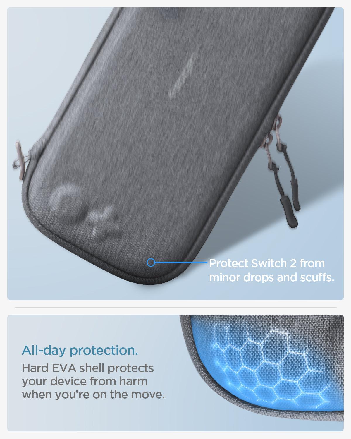 Compact travel storage with Spigen Klasden Pouch 2