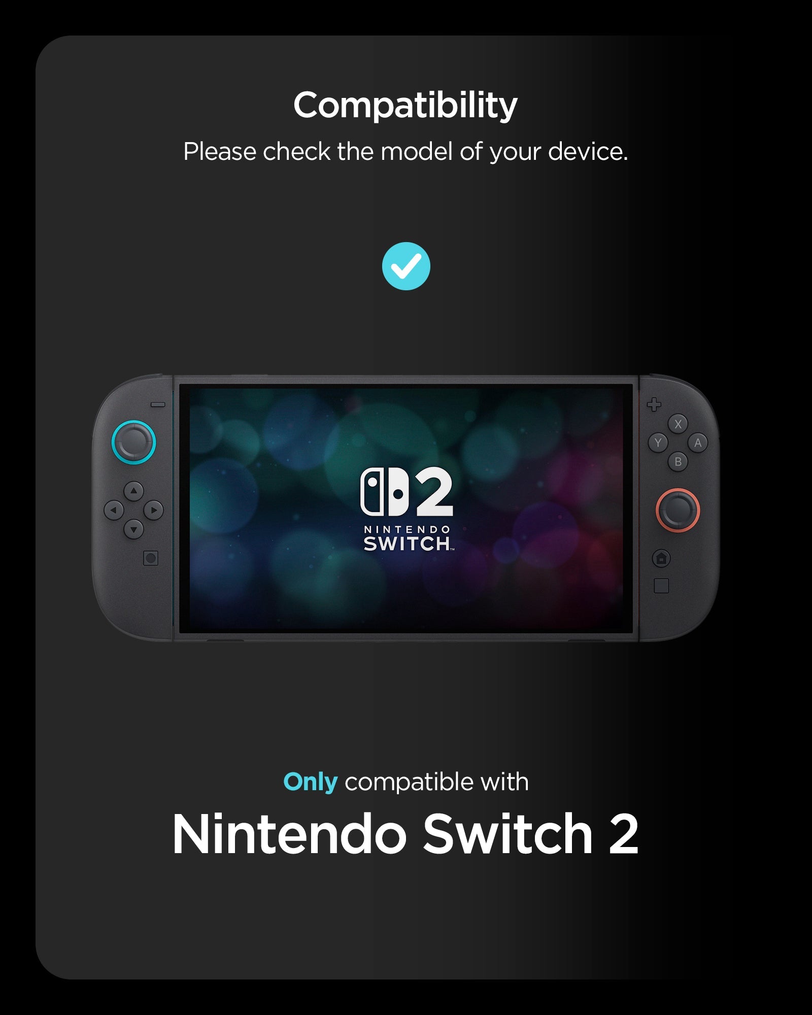 Nintendo Switch 2 compatibility boundary for Spigen Snap Switch