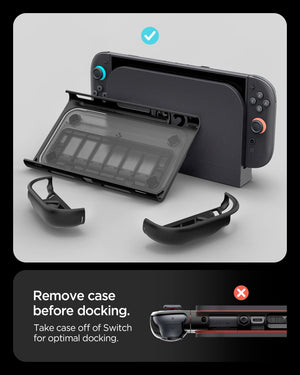 Remove Spigen Snap Switch case before docking Nintendo Switch 2