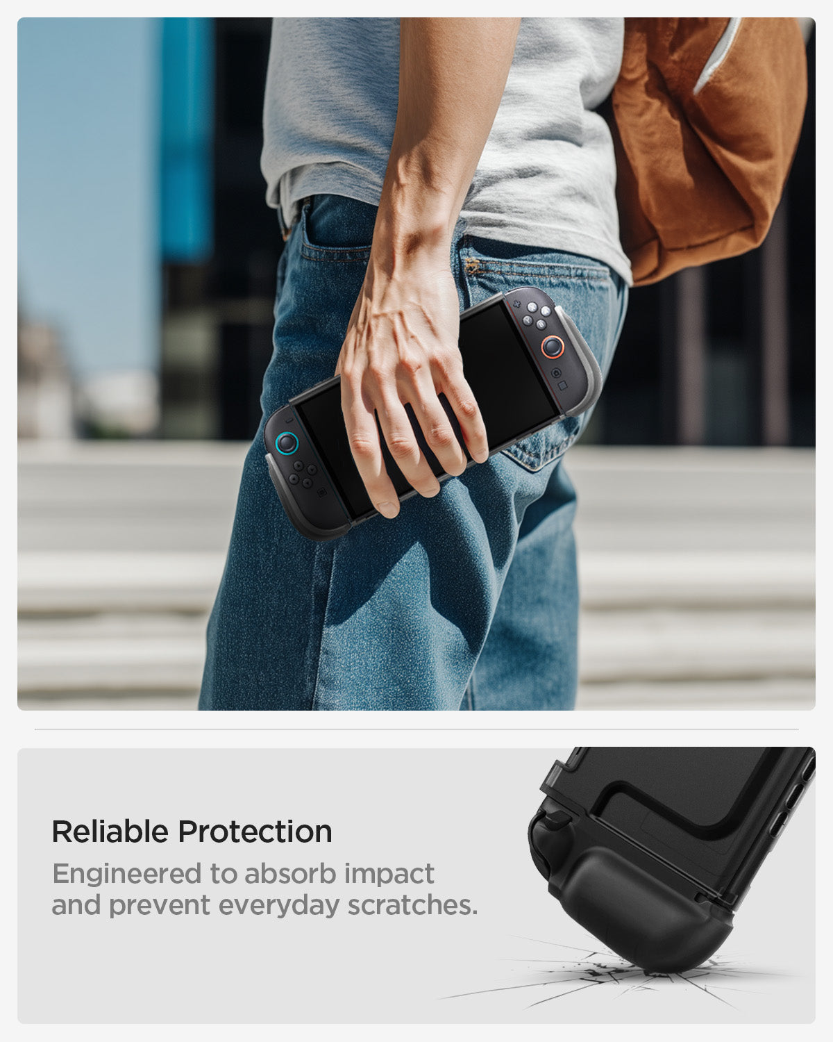 Everyday protection of Spigen Nintendo Switch 2 Ultra Hybrid case