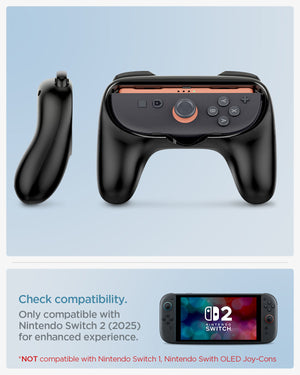 Nintendo Switch 2 compatibility guide for Spigen NS100 Joy-Con Grip