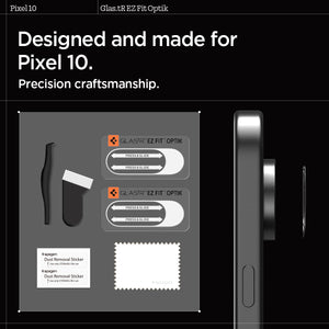 Spigen Pixel 10 Lens Protector Optik EZ Fit (2 Pack) view 14