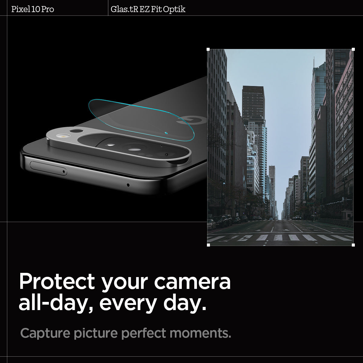 Spigen Pixel 10 Pro Lens Protector Optik EZ Fit (2 Pack) view 11