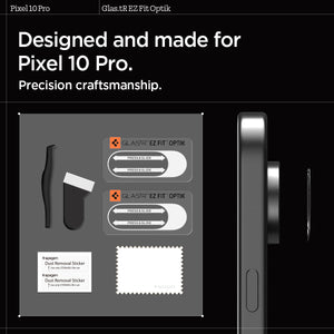 Spigen Pixel 10 Pro Lens Protector Optik EZ Fit (2 Pack) view 14