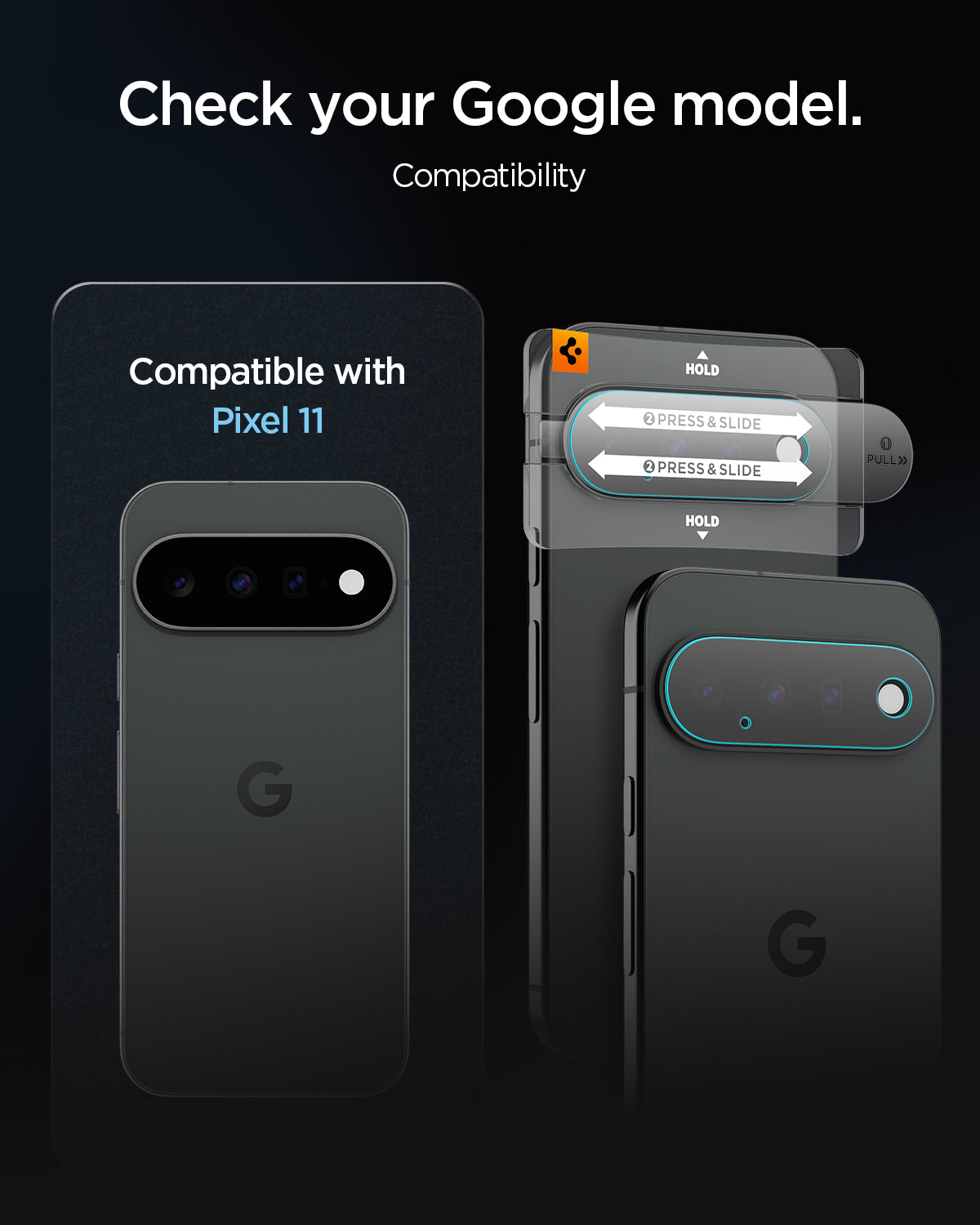 Spigen Optik EZ Fit Pro Camera Lens Protector for Pixel 11 (2 Pack) - Crystal Clear - image 5