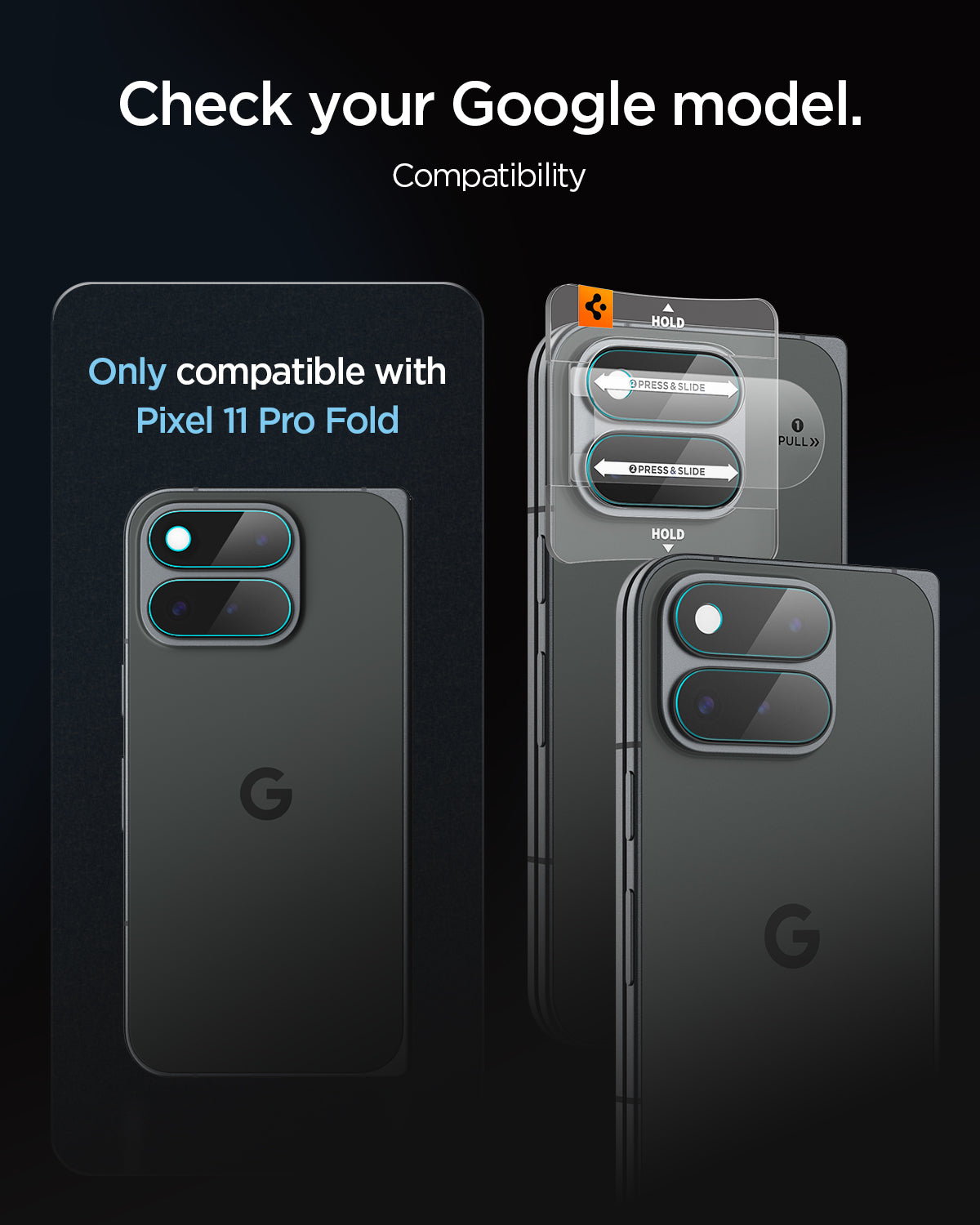 Spigen Optik EZ Fit Pro Camera Lens Protector for Pixel 11 Pro Fold (2 Pack) - Crystal Clear - image 5