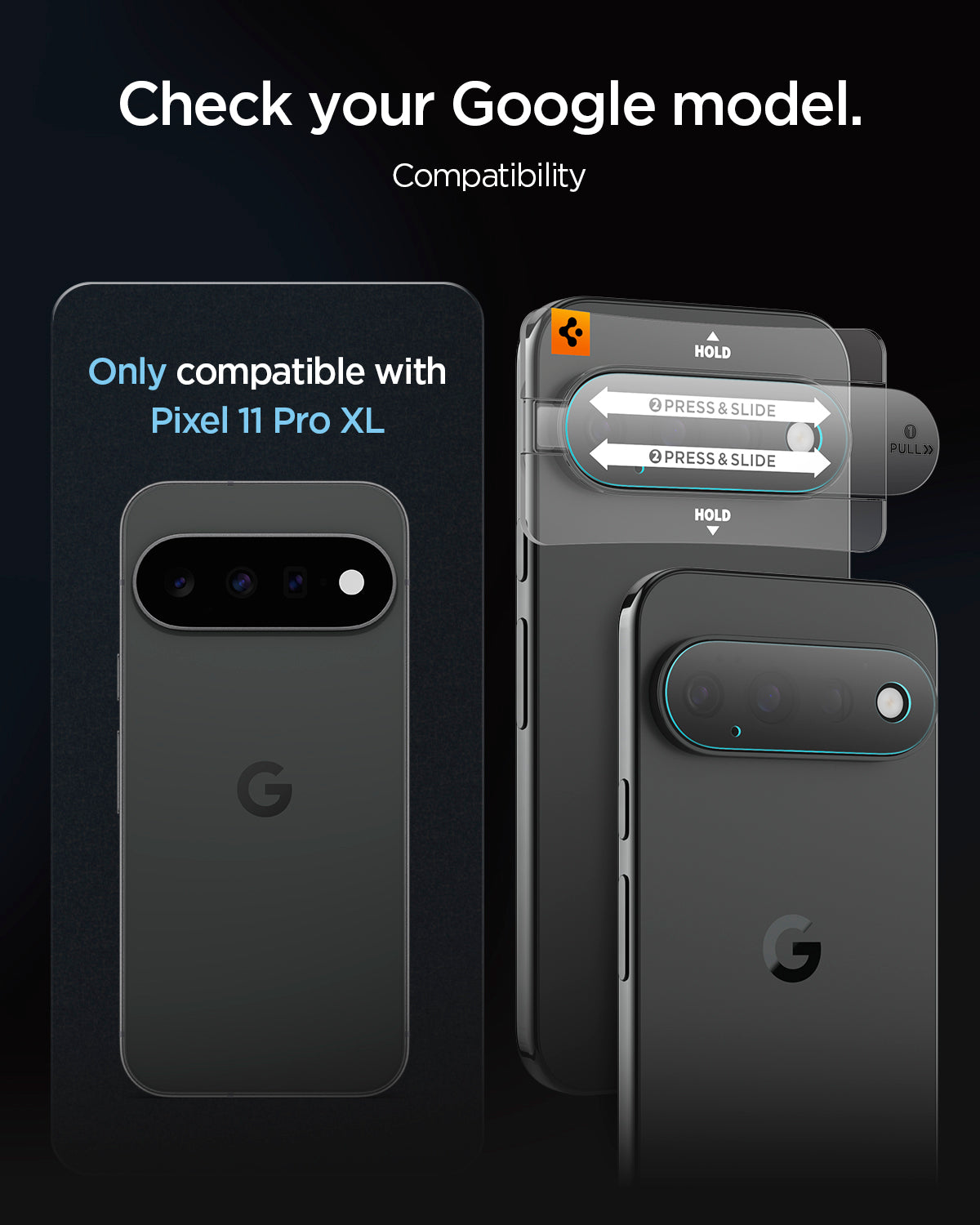 Spigen Optik EZ Fit Pro Camera Lens Protector for Pixel 11 Pro XL (2 Pack) - Crystal Clear - image 5