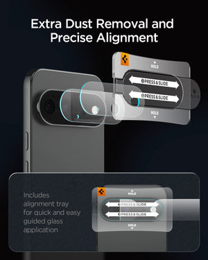 Spigen Optik EZ Fit Pro Camera Lens Protector for Pixel 11 Pro XL (2 Pack) - Crystal Clear - image 7