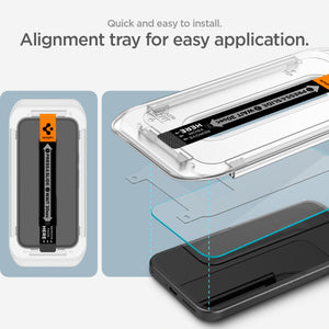 Spigen Pixel 9a Screen Protector GLAS.tR EZ Fit (2 Pack) view 11