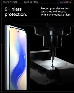 Spigen Pixel 10 Pro Fold Screen Protector GLAS.tR EZ Fit Pro (2 Pack) view 11