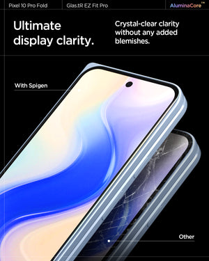 Spigen Pixel 10 Pro Fold Screen Protector GLAS.tR EZ Fit Pro (2 Pack) view 13