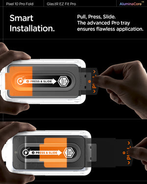 Spigen Pixel 10 Pro Fold Screen Protector GLAS.tR EZ Fit Pro (2 Pack) view 15