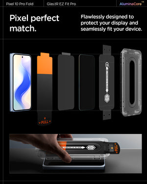 Spigen Pixel 10 Pro Fold Screen Protector GLAS.tR EZ Fit Pro (2 Pack) view 16