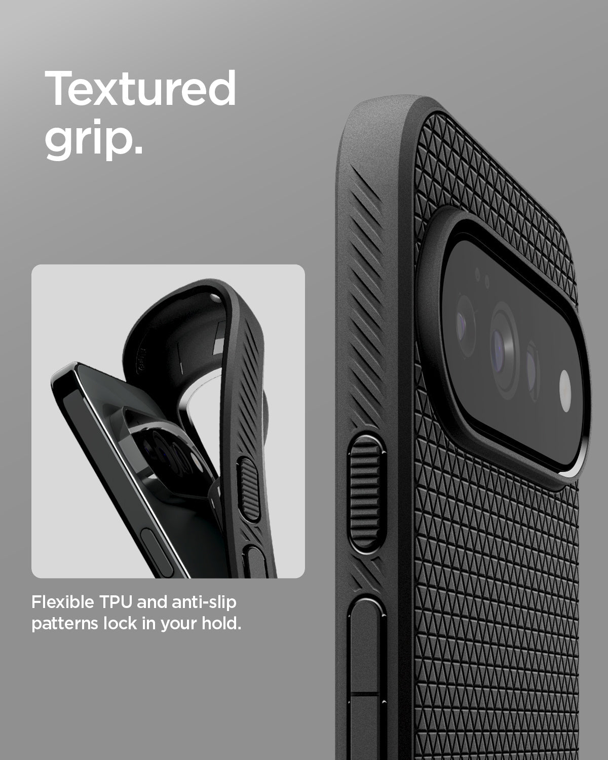 Spigen Liquid Air Case for Pixel 11 Pro - Matte Black - image 7