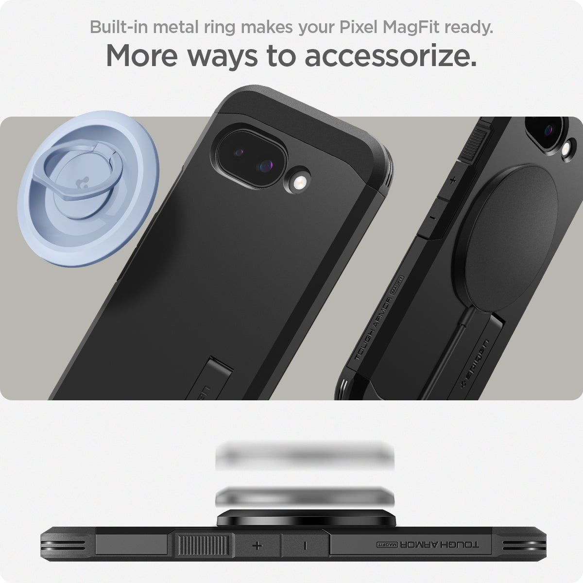 Spigen Pixel 9a Case Tough Armor AI (MagFit) view 14