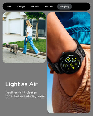 Spigen Google Pixel Watch 5 (45mm) Band – Lite Fit X - Black - official image 9