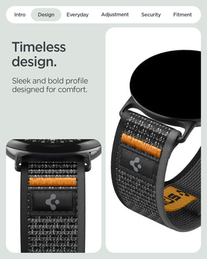 Spigen Google Pixel Watch 5 (45mm) Band – Athlex Air - Active Black Orange - official image 12