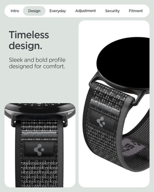 Spigen Google Pixel Watch 5 (41mm) Band – Athlex Air - Active Black Gray - official image 12
