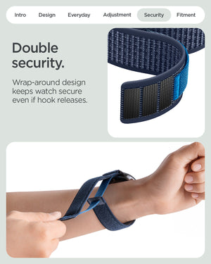 Spigen Google Pixel Watch 5 (41mm) Band – Athlex Air - Active Navy Blue - official image 9