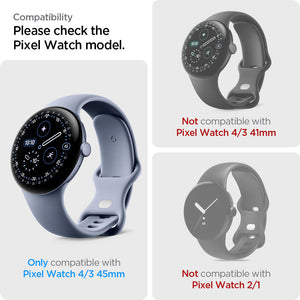Spigen Pixel Watch 4/3 (45mm) Screen Protector EliteShield EZ Fit (2 Pack) view 10