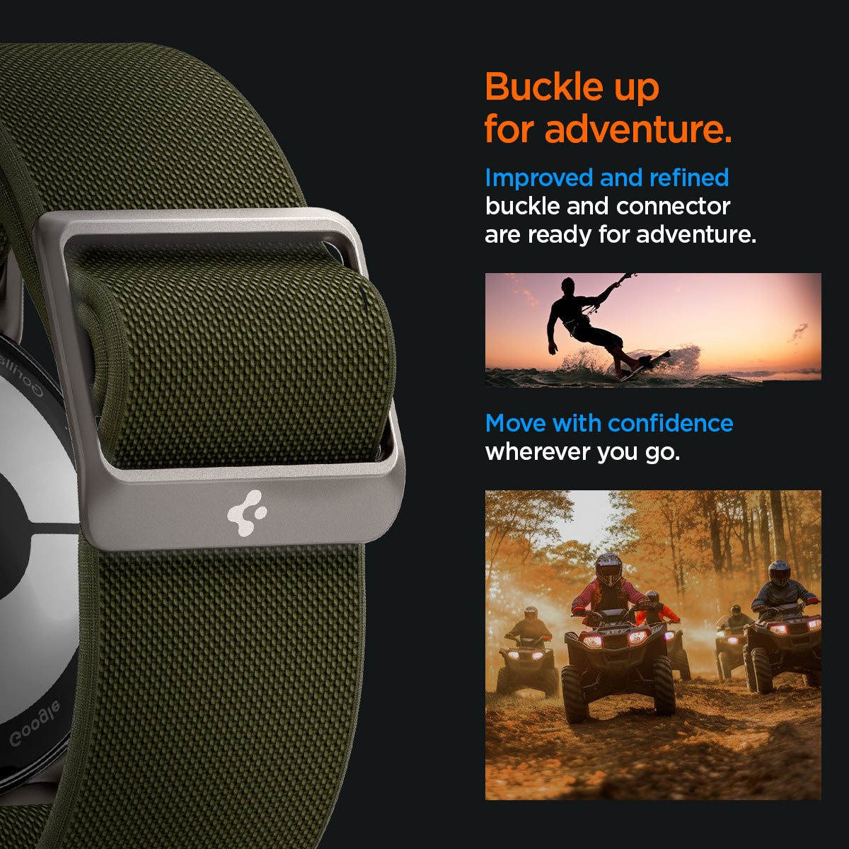 Spigen Google Pixel Watch 5 (41mm) Band – Lite Fit - Khaki - image 7
